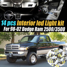 14Pc Super White Interior LED Light Bulb Kit Pack for 98-02 Dodge Ram 2500/3500 picture