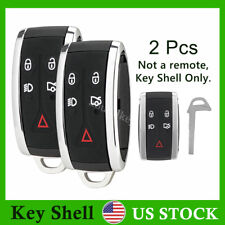 2 For 2007 2008 2009 2010 2011 2012 Jaguar XKR Remote Key Fob Shell Case Cover picture