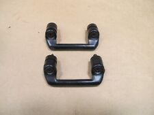 1979-1995 PORSCHE 928 S REAR TRUNK LUGGAGE STRAP HOLD DOWN BRACKET SET OF 2 picture