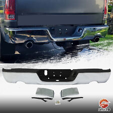 Chrome Rear Step Bumper Assembly For 2009-2018 Dodge RAM 1500 w/Dual Exhaust picture
