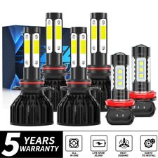 4-Sides 6000K LED Headlight High Low Beam Fog Bulbs For Nissan Armada 2011-2015 picture