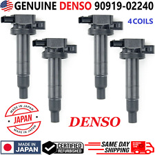 GENUINE DENSO Ignition Coils For 2000-2016 Toyota & Scion xA xB I4, 90919-02240 picture