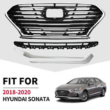 For 2018-2019 Hyundai Sonata Front Grille/Bumper Trim Molding Set 4PCS picture