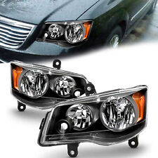 Halogen Pair Headlights For 2011-20 Dodge Grand Caravan 08-16 Town&Country RH&LH picture