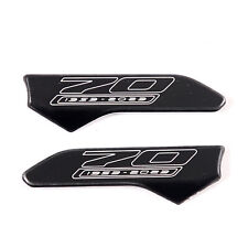 2PCS Aluminum alloy Black Door horn badge Frame For Corvette C8 2020-2024 picture