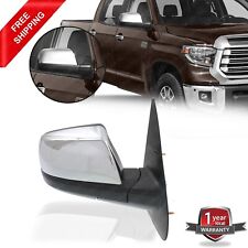 Mirror Chrome Heated Power Passenger Side For 2014-2021 Toyota Tundra picture