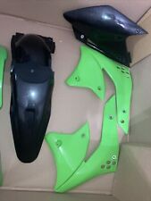 Kawasaki KX250 2007 2006 to 2008  6 Piece Plastics Kit Made In Italy USED 🇮🇹 picture