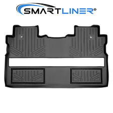 SMARTLINER Floor Mats Liner 2nd Row Black For 2017-2024 Honda Ridgeline Crew Cab picture