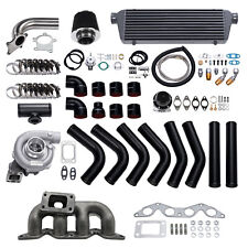 T04E Turbo Kit Wastegate+Intercooler+Manifold 11PCS Kit For Honda Civic D17 DX picture