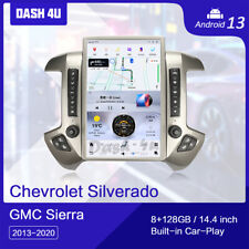Android 13.0 Tesla Vertical Screen GPS Radio For Chevrolet Silverado 2013-2019 picture