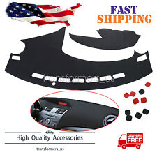 Black Leather Car Dashboard Cover Dash Protector Pad Mat For Mazda 3 2010-2013 picture