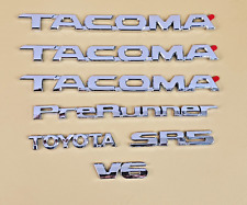Fit For 05-15 Toyota Tacoma PreReunner SRS V6 Chrome Emblems 7pc set USA stock picture