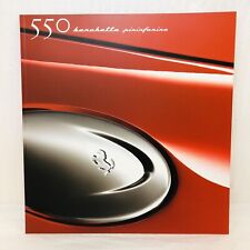 2000 Ferrari 550 Barchetta Pininfarina Brochure New Old Stock Dealer Stock picture