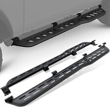 For 2021-2024 Ford Bronco 4 Doors Running Boards Side Steps Steel Nerf Bars 2PCS picture
