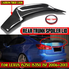 Carbon Fiber Highkick Rear Trunk Spoiler Wing FOR 2006-2013 LEXUS IS250 IS350 picture