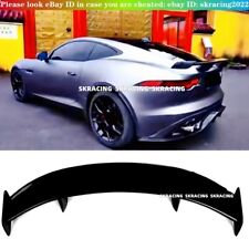 Glossy black Rear Trunk Wing Tail Sport Spoiler Fits Jaguar F-TYPE Coupe 14-21 picture