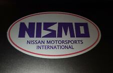 VINTAGE NISMO Nissan Decal Vinyl Blue Red Sticker JDM R32 R34 Skyline GTR Old picture