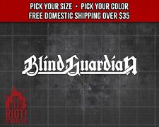 Blind Guardian Decal for Car Sticker for Laptop  Power Metal picture