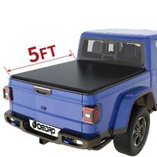 OEDRO 5FT Soft Roll-Up Tonneau Cover For 2020-2024 Jeep Gladiator JT Truck Bed picture