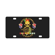 License Plate - Army - Vietnam Combat Vet w 2nd Bn 94th FA - I Field Force picture