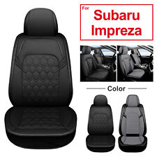 Microfiber Leather Car 2/5Seats Covers Cushion Pad For Subaru Impreza 2007-2021 picture