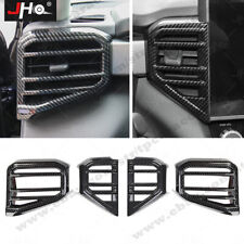 4x Carbon Fiber Dashboard Side Air Vent Outlet Cover Trim for Toyota Tundra 2022 picture