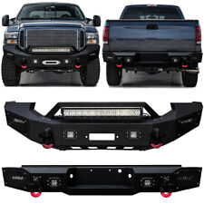 Vijay  For 2005-2007 Ford F250 F350 Front or Rear Bumper with D-rings and Lights picture
