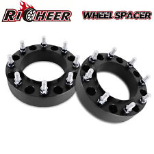 2 Chevy 3500 HD 2011-2023 Hub Centric REAR Dually Wheel Spacers Adapter 2