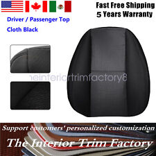 For 2007-2014 Chevy Silverado 1500 2500HD 3500HD Back Cloth Seat Cover Black picture