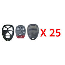 Remote Fob Case Rubber Pad Shell 6B Compatible with GM OUC60270 OUC60221(25Pack) picture