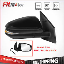 Passenger Side Power Heated Mirror w/ Turn Signal For 2013-2015 Toyota RAV4 picture