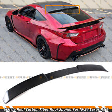 FOR 2015-24 LEXUS RC300 RC350 RC F V STYLE CARBON FIBER REAR WINDOW ROOF SPOILER picture