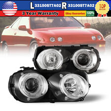 Chrome Projector Headlights for 1994 1995 1996 1997 Acura Integra PAIR L+R picture