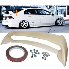 For 06-11 Honda Civic 4DR Sedan Unpainted Mugen Style RR Rear Trunk Spoiler Wing picture