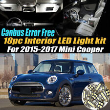 10Pc CANbus Error Free Interior LED White Light Kit for 2015-2017 Mini Cooper picture