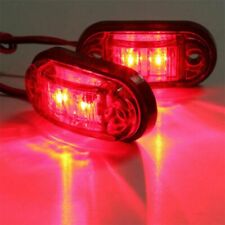 10x 20x Red LED Oval Side Marker Lights Truck Trailer Clearance Light Waterproof picture