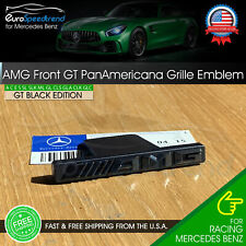 AMG Emblem GT PanAmericana Front Grille Black Badge Mercedes Benz C43 E43 GL63 picture