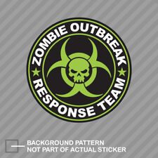 Green Zombie Outbreak Response Team Sticker Decal Vinyl hunting united states picture