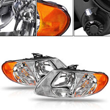 Headlights for 2001-2007 Dodge Caravan Chrysler Town & Country Headlamp Pair EOA picture