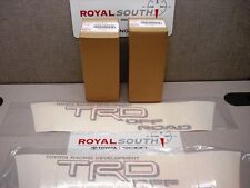 Toyota Tacoma TRD White Off Road Decal Emblem Sticker Kit Genuine OE OEM picture