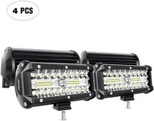 Nilight 4PCS 6.5 Inch 120W Triple Rows LED Light Bar Spot & Flood Combo Driving  picture