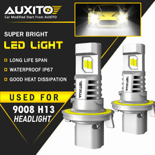 AUXITO H13 9008 LED Headlight Bulbs for Ford F-150 2004-2014 High Low Beam M6 EA picture