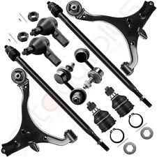 For 2001-2005 Honda Civic 10pc Suspension Ball Joints Tie Rods Control Arms Kit picture