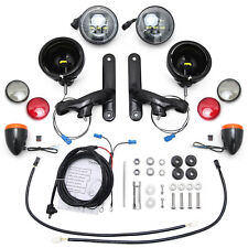 4.5” Fog Passing LED Auxiliary custom dynamics lights for harley Street Glide picture
