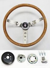 1970 1971 1972 1973 Ford Mustang Grant Steering Wheel Wood Walnut 15