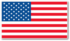 SUPER LARGE AMERICAN FLAG DECAL STICKER 50
