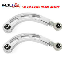 2X Silver Adjustable Rear Bearing Camber Arm Kit for 2018-2022 Honda Accord picture