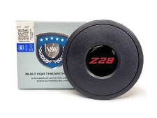 VSW 9-Bolt Standard Black Horn Button, Red Camaro Z28 Emblem picture