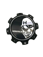 Hostile Special Edition Skull Logo Matte Black Wheel Center Cap HC-8003 C-8016A picture