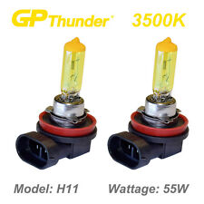 GP-Thunder 3500K Super Gold Xenon Halogen Light Bulbs Pair H11 55W picture